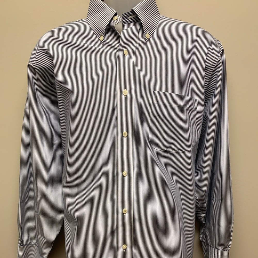 Brooks Brothers Dress Shirt 16 2/3 Striped Regular